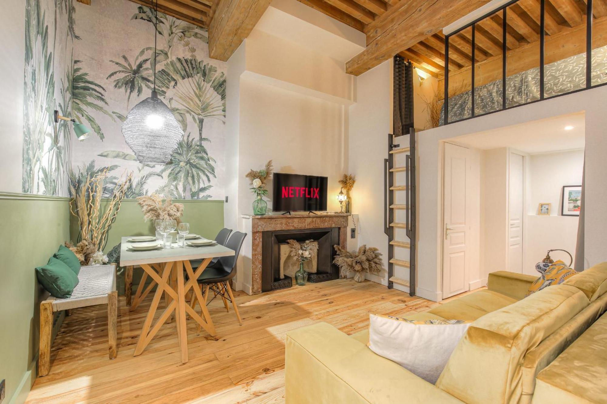 Apartmán Le Raffine Avec Caractere En Hypercentre Lyon Exteriér fotografie